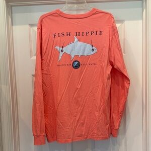 Like New Long Sleeve Fish Hippie T-Shirt size Large